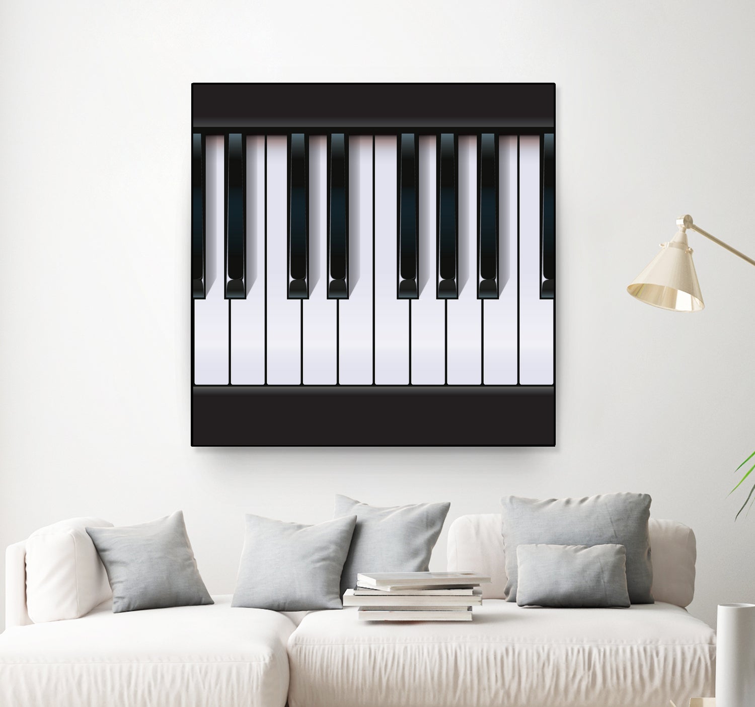 Piano by Rob Snow on GIANT ART - black vector illustration