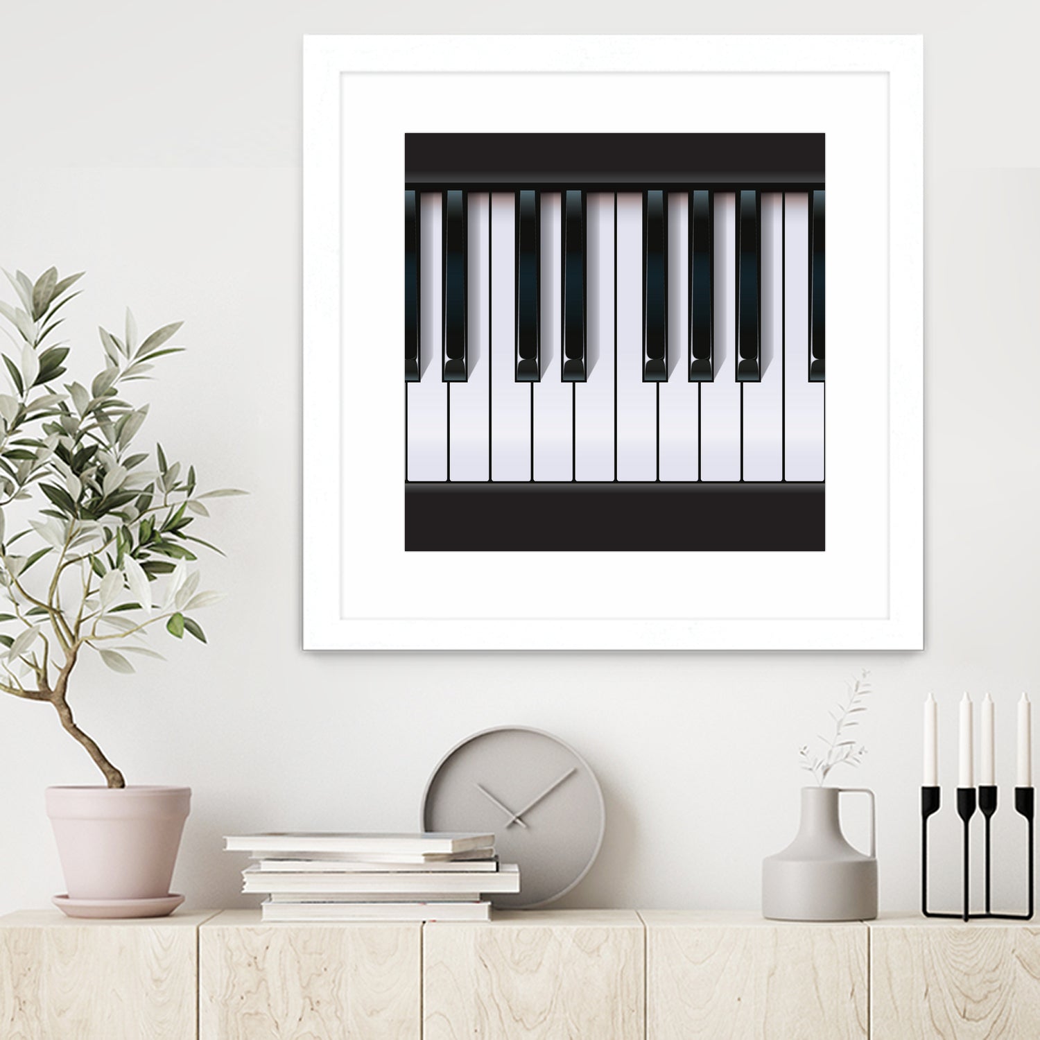 Piano by Rob Snow on GIANT ART - black vector illustration