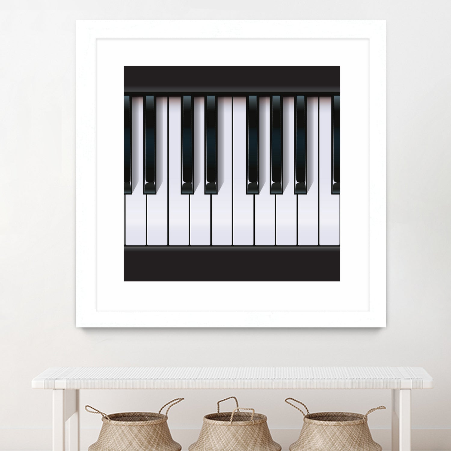 Piano by Rob Snow on GIANT ART - black vector illustration