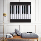 Piano by Rob Snow on GIANT ART - black vector illustration