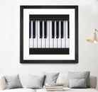 Piano by Rob Snow on GIANT ART - black vector illustration