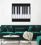 Piano by Rob Snow on GIANT ART - black vector illustration