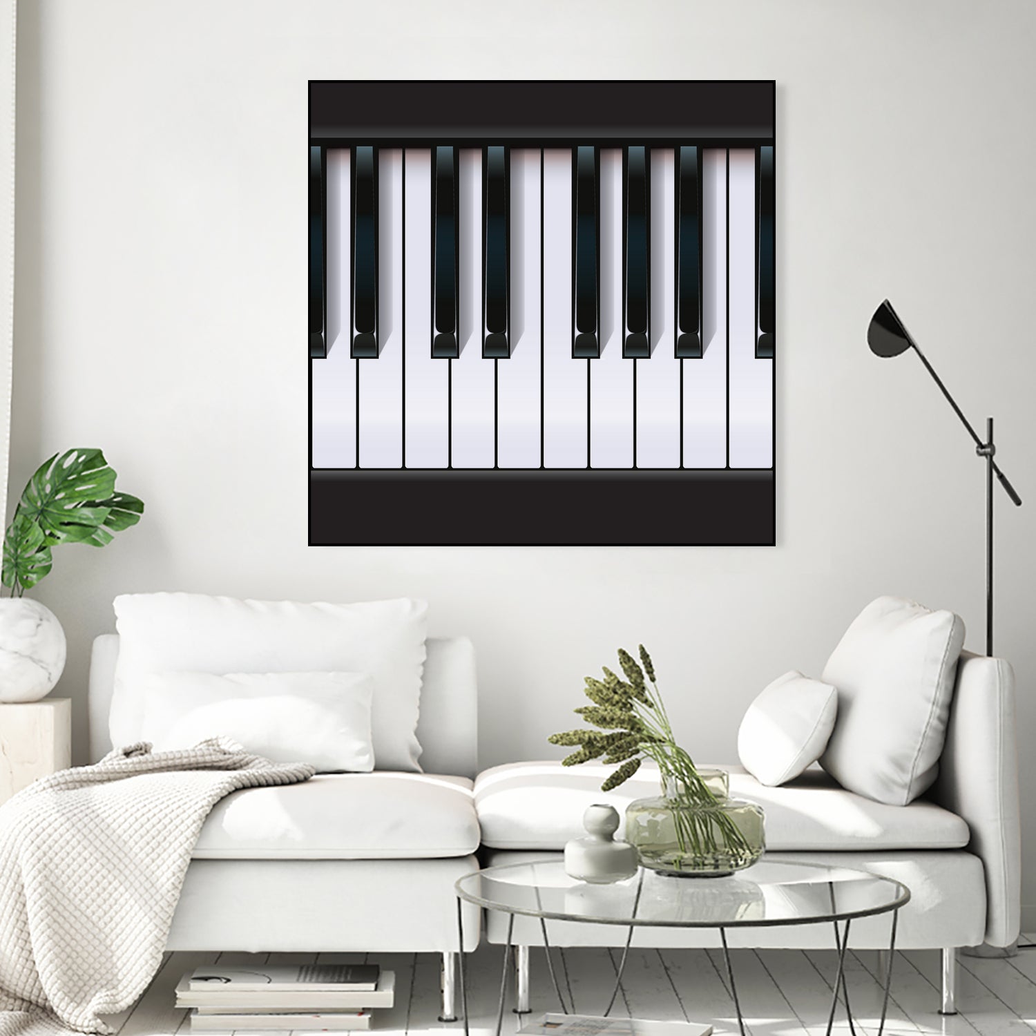 Piano by Rob Snow on GIANT ART - black vector illustration