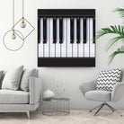 Piano by Rob Snow on GIANT ART - black vector illustration