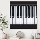 Piano by Rob Snow on GIANT ART - black vector illustration