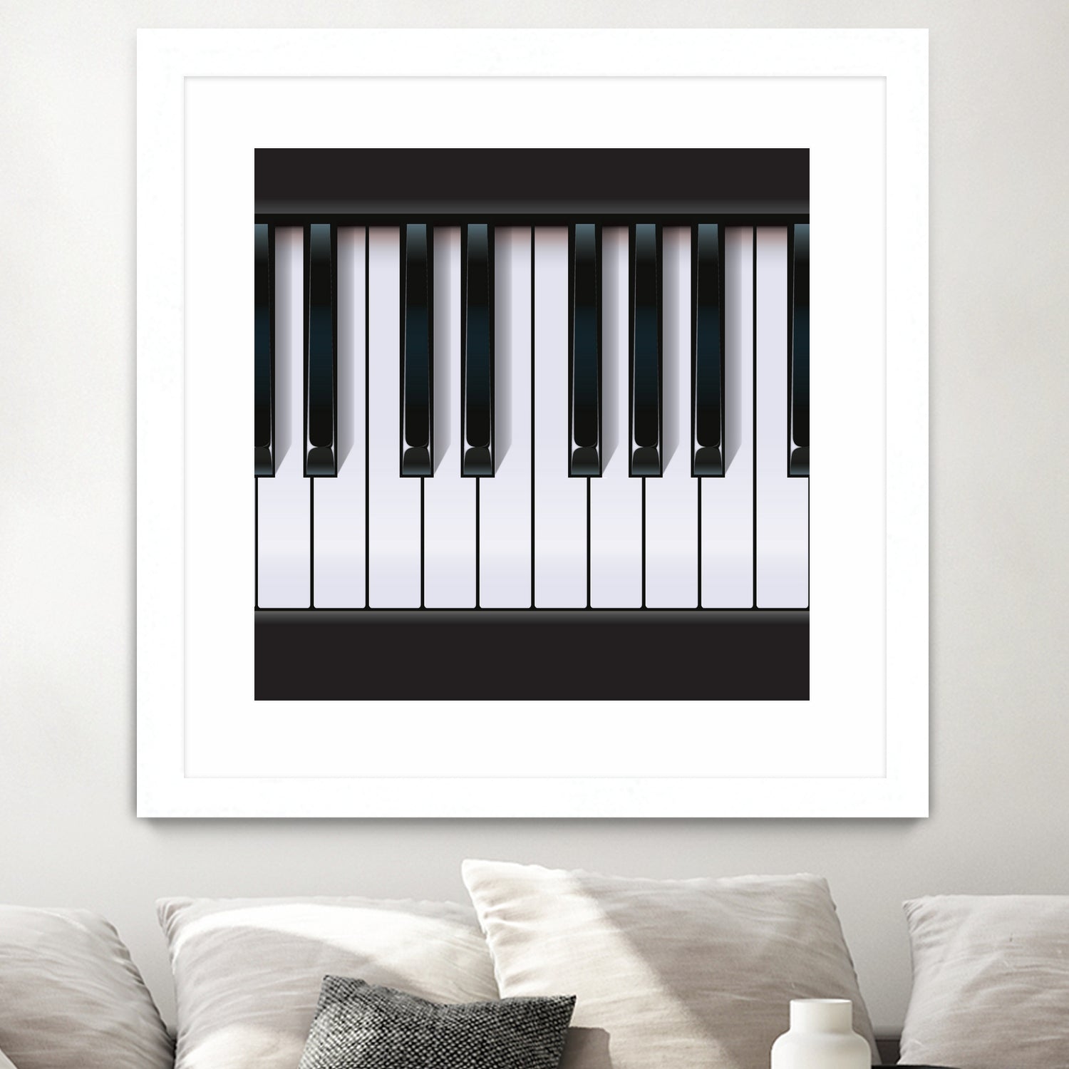 Piano by Rob Snow on GIANT ART - black vector illustration