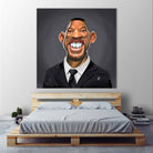 Will Smith by Rob Snow on GIANT ART - black digital painting