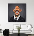 Will Smith by Rob Snow on GIANT ART - black digital painting