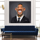 Will Smith by Rob Snow on GIANT ART - black digital painting