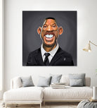 Will Smith by Rob Snow on GIANT ART - black digital painting