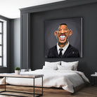 Will Smith by Rob Snow on GIANT ART - black digital painting