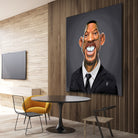 Will Smith by Rob Snow on GIANT ART - black digital painting