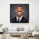 Will Smith by Rob Snow on GIANT ART - black digital painting