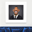 Will Smith by Rob Snow on GIANT ART - black digital painting