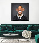 Will Smith by Rob Snow on GIANT ART - black digital painting