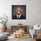 Will Smith by Rob Snow on GIANT ART - black digital painting