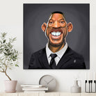 Will Smith by Rob Snow on GIANT ART - black digital painting