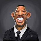 Will Smith by Rob Snow on GIANT ART - black digital painting