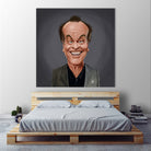 Jack Nicholson by Rob Snow on GIANT ART - brown digital painting