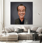 Jack Nicholson by Rob Snow on GIANT ART - brown digital painting