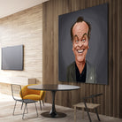 Jack Nicholson by Rob Snow on GIANT ART - brown digital painting