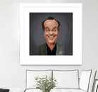 Jack Nicholson by Rob Snow on GIANT ART - brown digital painting