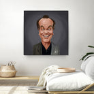 Jack Nicholson by Rob Snow on GIANT ART - brown digital painting