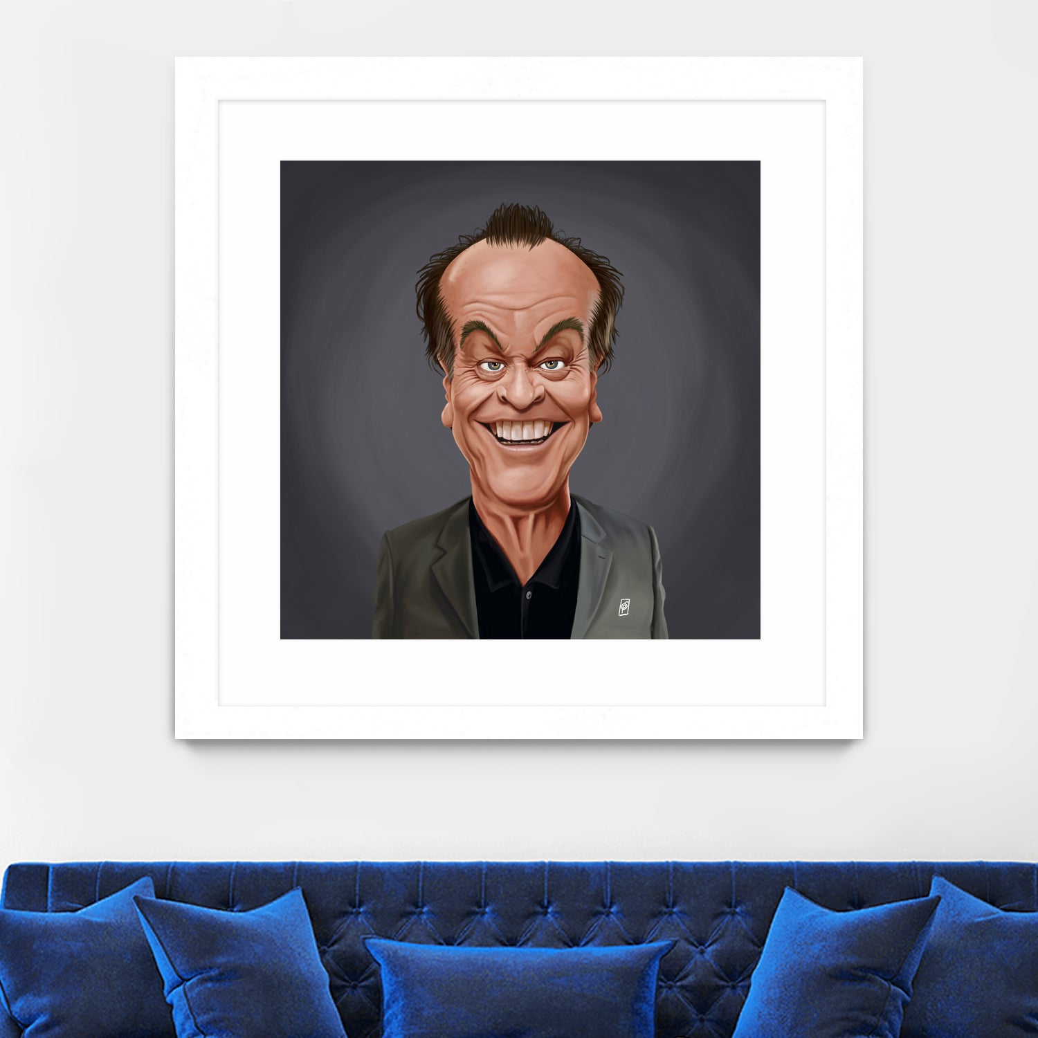 Jack Nicholson by Rob Snow on GIANT ART - brown digital painting