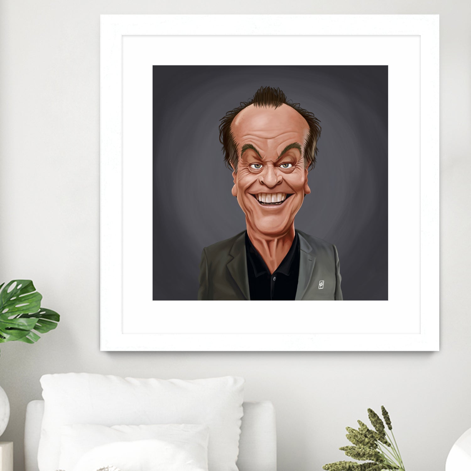 Jack Nicholson by Rob Snow on GIANT ART - brown digital painting