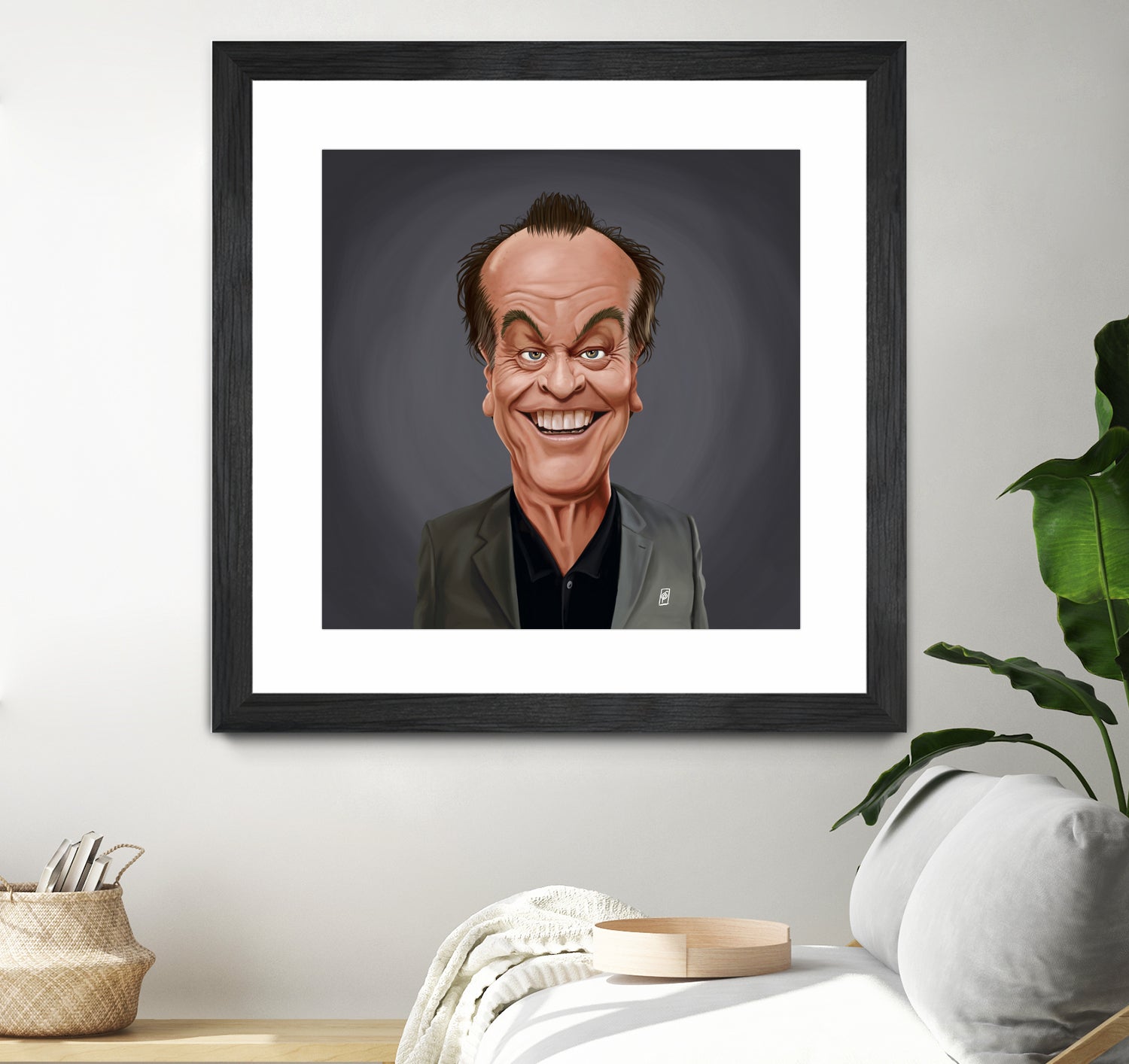 Jack Nicholson by Rob Snow on GIANT ART - brown digital painting