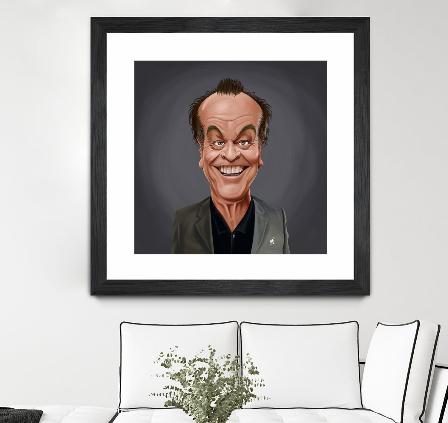 Jack Nicholson by Rob Snow on GIANT ART - brown digital painting