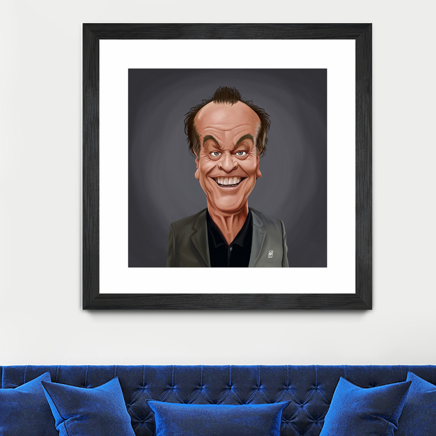 Jack Nicholson by Rob Snow on GIANT ART - brown digital painting