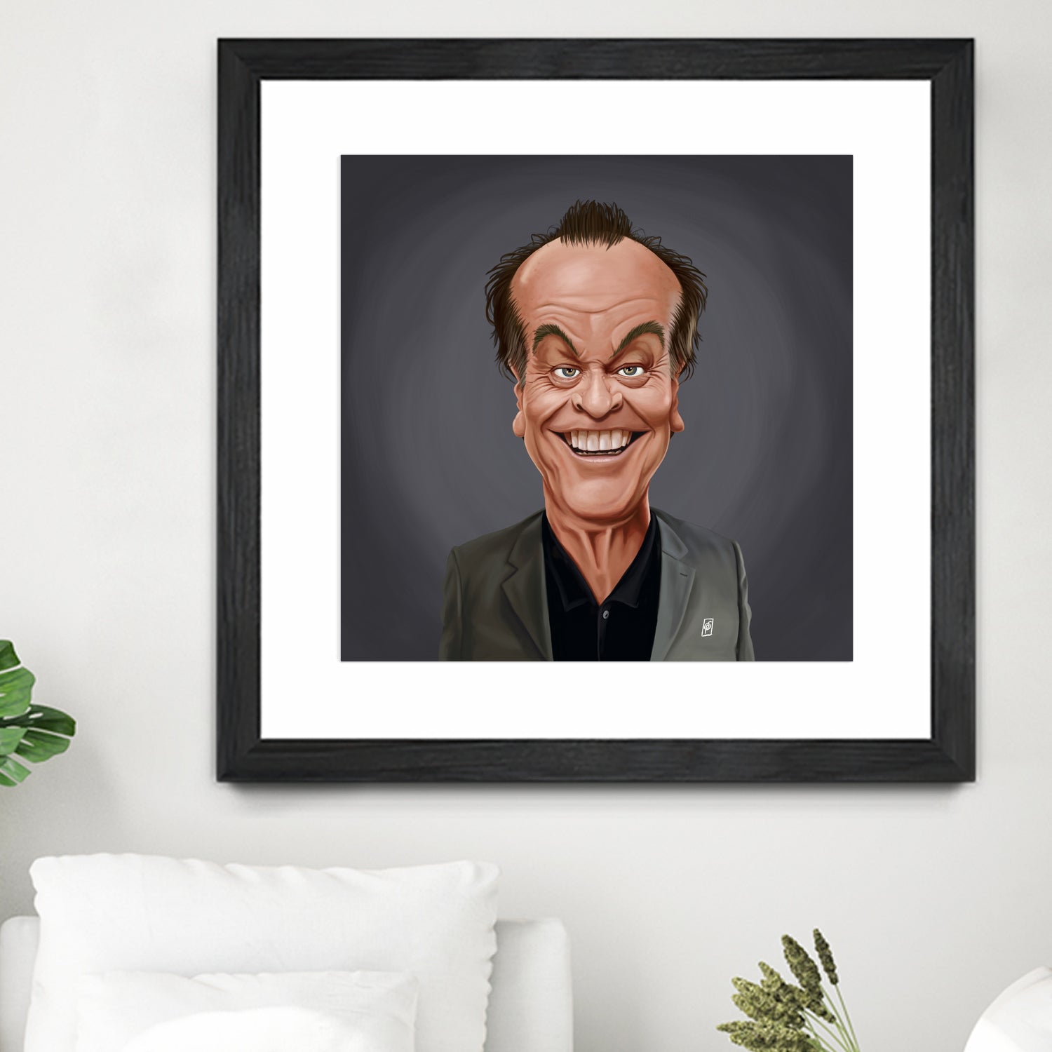 Jack Nicholson by Rob Snow on GIANT ART - brown digital painting