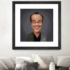 Jack Nicholson by Rob Snow on GIANT ART - brown digital painting