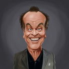 Jack Nicholson by Rob Snow on GIANT ART - brown digital painting