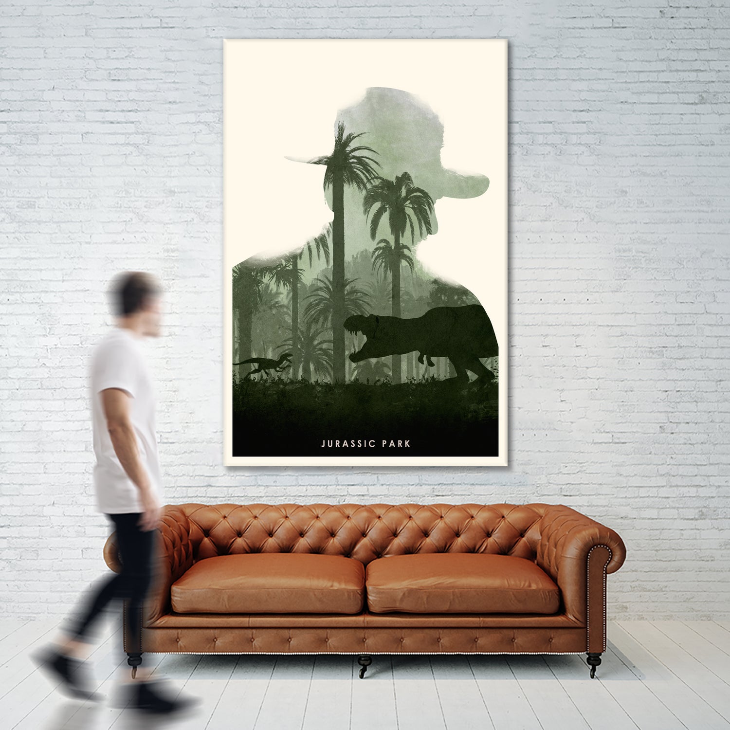 Jurassic Park by Ryan Ripley on GIANT ART - green digital drawing