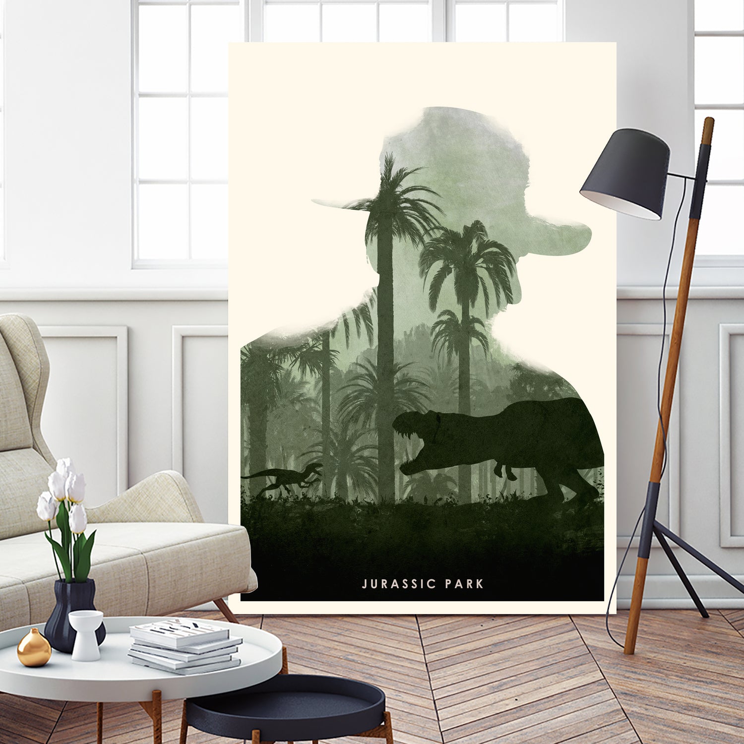 Jurassic Park by Ryan Ripley on GIANT ART - green digital drawing