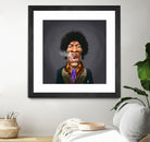 Jimi Hendrix by Rob Snow on GIANT ART - brown digital painting