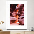 Cave in the desert at Antelope Canyon Arizona USA by sutee monchitnukul on GIANT ART - orange photo manipulation