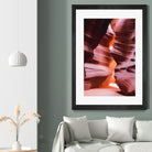 Cave in the desert at Antelope Canyon Arizona USA by sutee monchitnukul on GIANT ART - orange photo manipulation