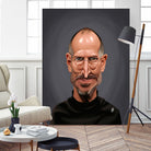 Steve Jobs by Rob Snow on GIANT ART - black digital painting