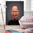 Steve Jobs by Rob Snow on GIANT ART - black digital painting