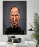 Steve Jobs by Rob Snow on GIANT ART - black digital painting