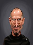 Steve Jobs by Rob Snow on GIANT ART - black digital painting