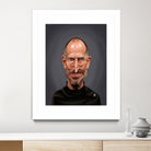 Steve Jobs by Rob Snow on GIANT ART - black digital painting