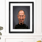 Steve Jobs by Rob Snow on GIANT ART - black digital painting