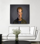 Tom Waits by Rob Snow on GIANT ART - green digital painting