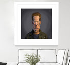 Tom Waits by Rob Snow on GIANT ART - green digital painting