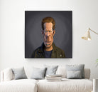 Tom Waits by Rob Snow on GIANT ART - green digital painting