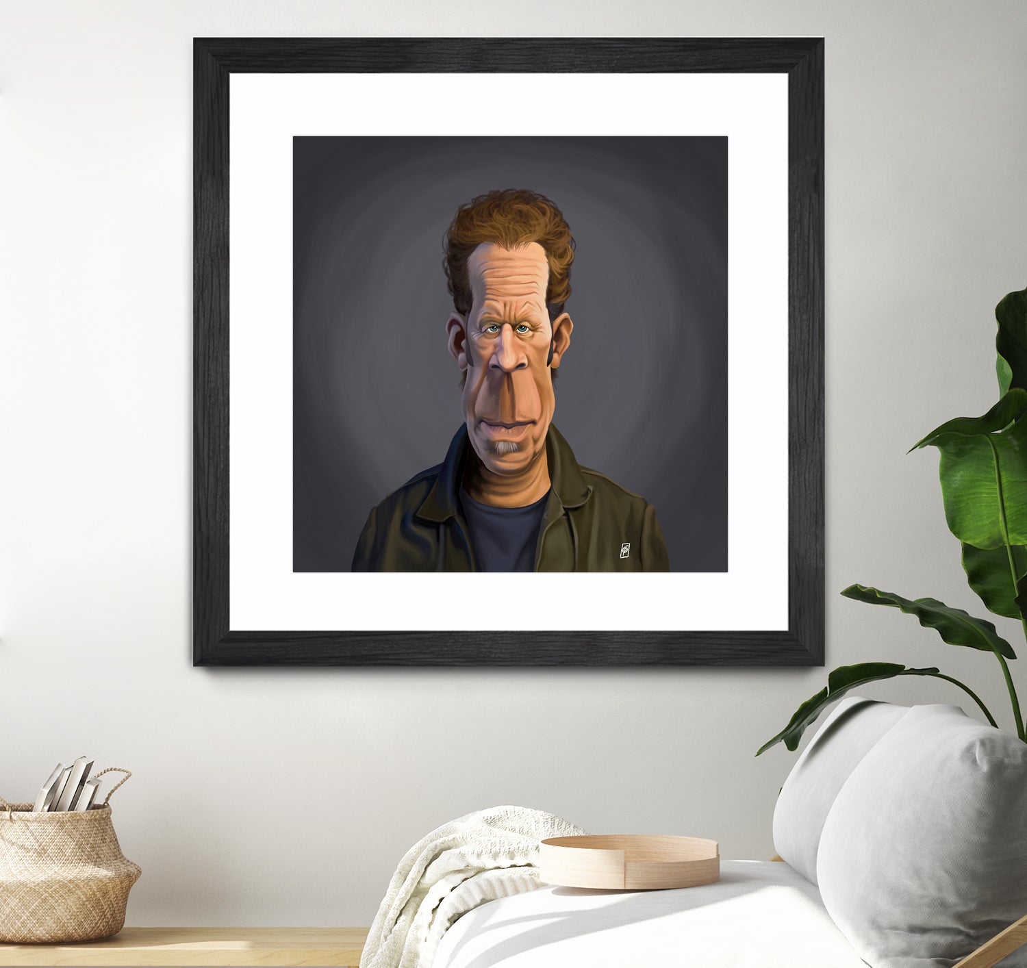 Tom Waits by Rob Snow on GIANT ART - green digital painting